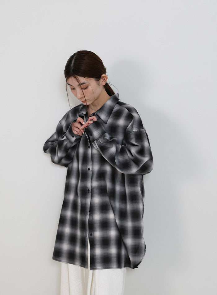 チェックシアーオーバーシャツ – SELECT MOCA