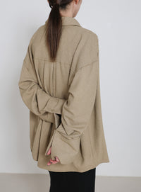 ビックカフスネップオーバーシャツ