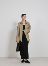 ビックカフスネップオーバーシャツ