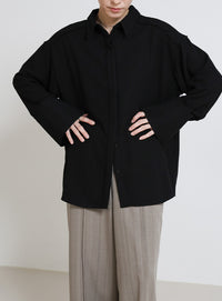 ビックカフスネップオーバーシャツ