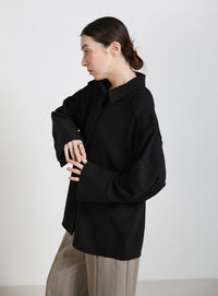 ビックカフスネップオーバーシャツ