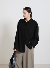 ビックカフスネップオーバーシャツ