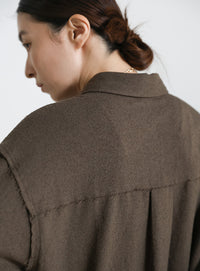 ビックカフスネップオーバーシャツ