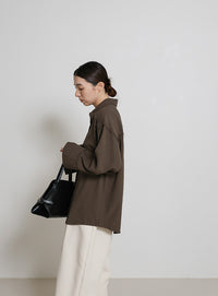 ビックカフスネップオーバーシャツ