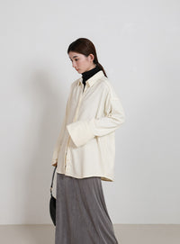 ビックカフスネップオーバーシャツ