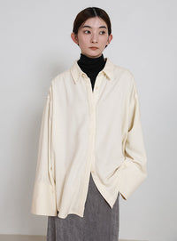 ビックカフスネップオーバーシャツ