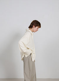 ビックカフスネップオーバーシャツ