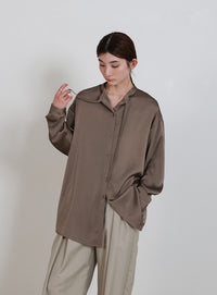 ボウタイサテンシャツ