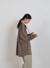 ボウタイサテンシャツ