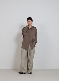 ボウタイサテンシャツ