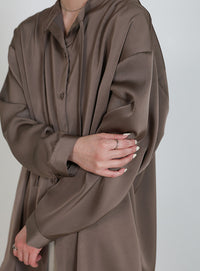 ボウタイサテンシャツ