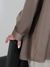 ボウタイサテンシャツ