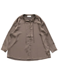 ボウタイサテンシャツ