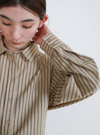 バックレースアップストライプシャツ – SELECT MOCA