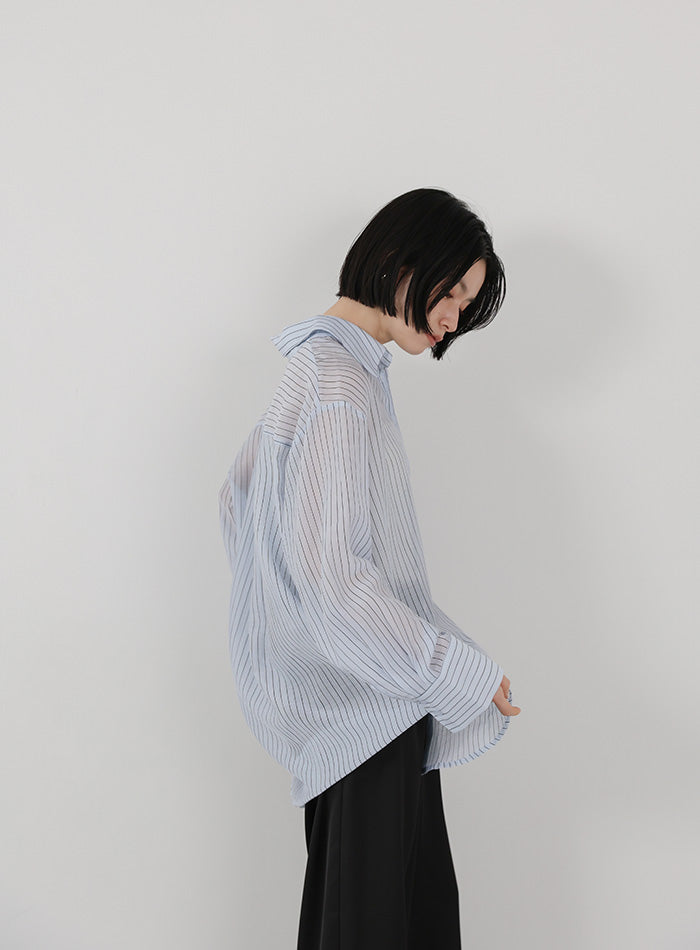 シアーストライプシャツ – SELECT MOCA