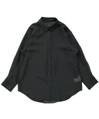 オーバーサイズワッシャーシアーシャツ