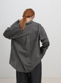 ビックカフスグラフチェックシャツ