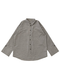 ビックカフスグラフチェックシャツ