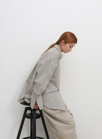 ビックカフスグラフチェックシャツ