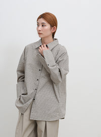 ビックカフスグラフチェックシャツ