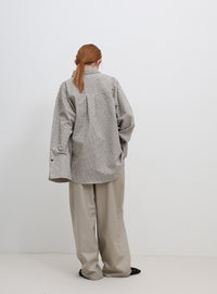 ビックカフスグラフチェックシャツ