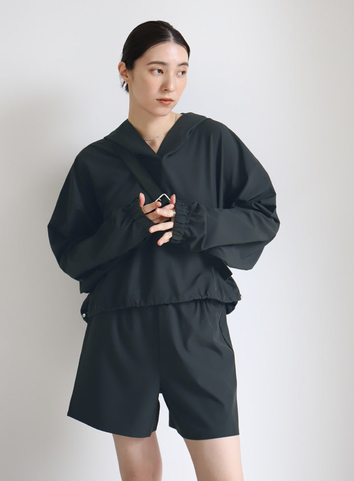 ラッシュガードヘムドロストパーカー【SALE】