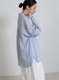 ダブルラインストライプシャツ