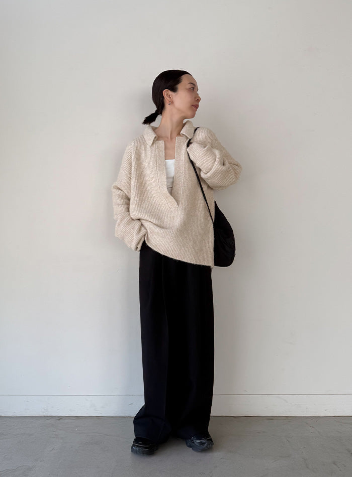 スキッパーリブニットトップス【by SON】 – SELECT MOCA