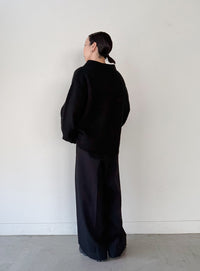 スキッパーリブニットトップス【by SON】