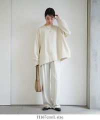 サイドディープスリットスウェット【SALE】