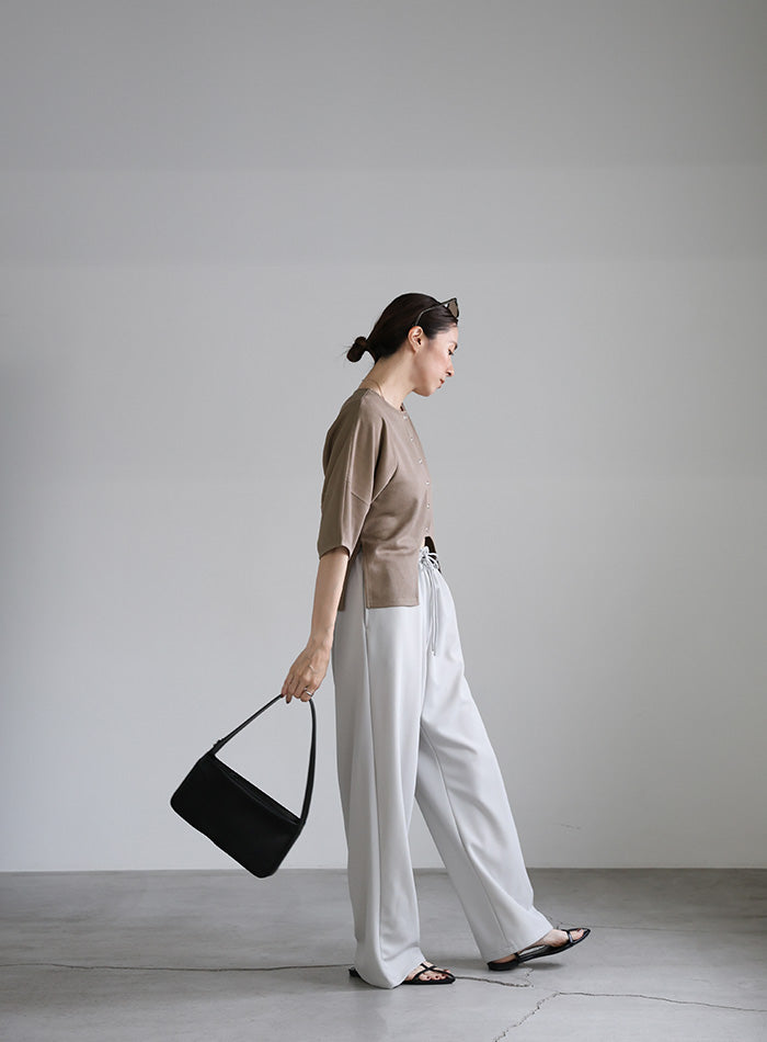 フロントカーブラインランタンスリーブカーディガン – SELECT MOCA