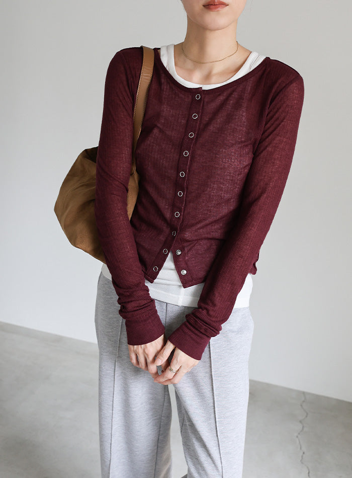 シアーテレコカーディガン – SELECT MOCA