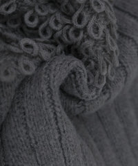 ループデザインダブルジップカーディガン