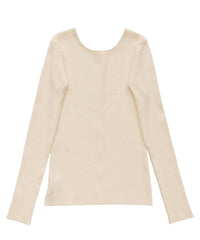 2WAYクルーネックリブシンプルカーディガン