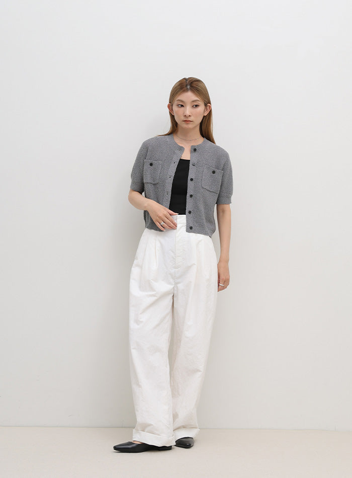 MORABITO カーディガン　春夏 フロントポケットサマーカーディガン – SELECT MOCA