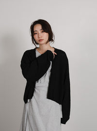 【Et】Dolman Knit Short Cardigan