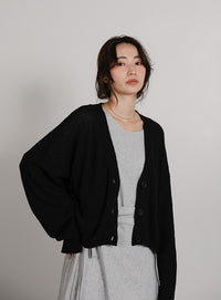 【Et】Dolman Knit Short Cardigan