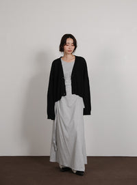 【Et】Dolman Knit Short Cardigan