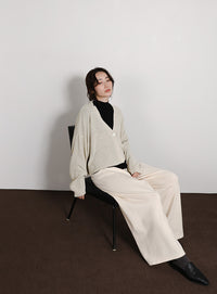 【Et】Dolman Knit Short Cardigan