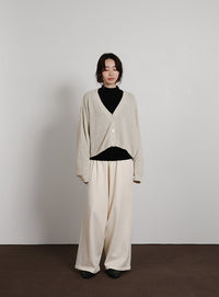 【Et】Dolman Knit Short Cardigan