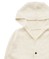 フーディーニットカーディガン