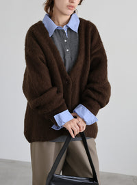 アソートオーバーサイズニットカーディガン