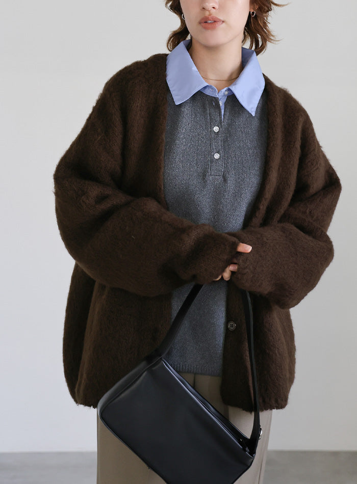 アソートオーバーサイズニットカーディガン