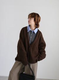 アソートオーバーサイズニットカーディガン