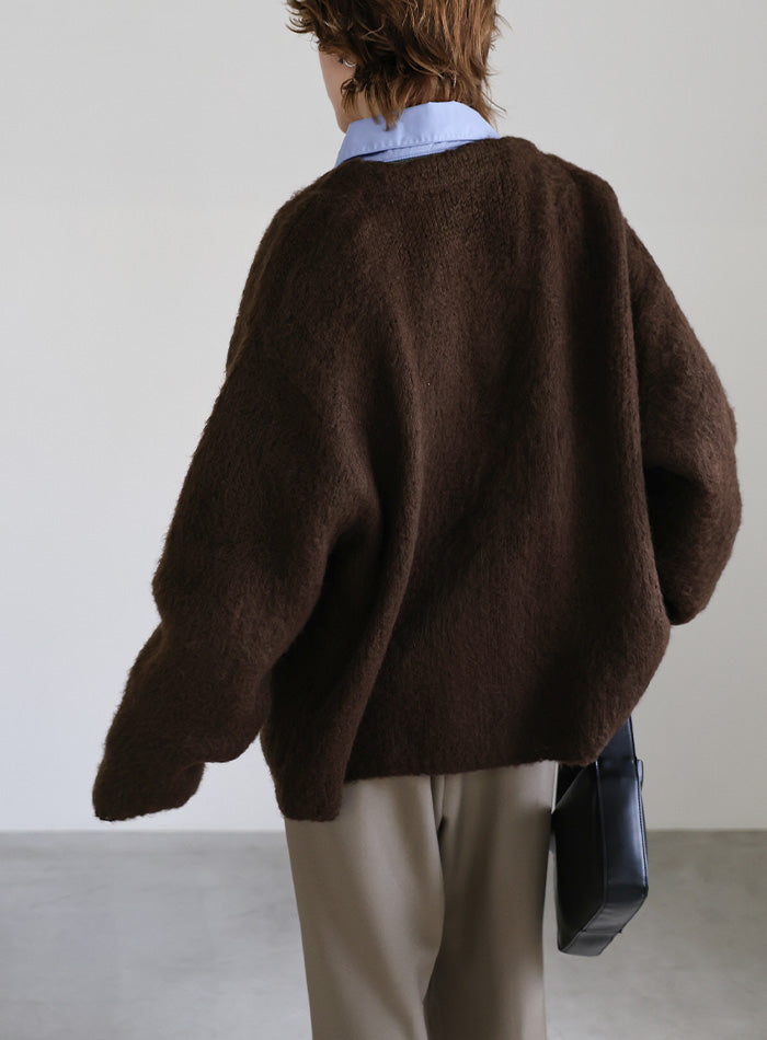 アソートオーバーサイズニットカーディガン