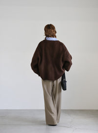 アソートオーバーサイズニットカーディガン