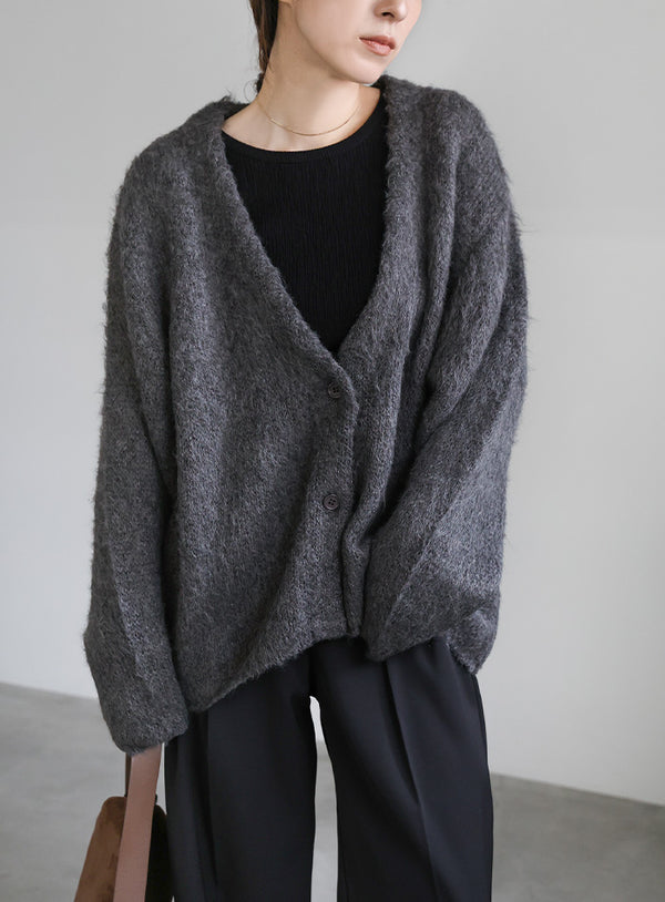 アソートオーバーサイズニットカーディガン