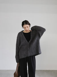 アソートオーバーサイズニットカーディガン