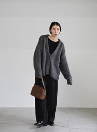 アソートオーバーサイズニットカーディガン