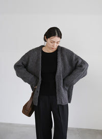 アソートオーバーサイズニットカーディガン